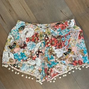 Umgee Floral Shorts